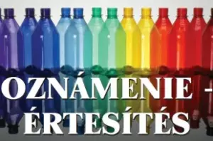 Oznámenie — Értesítés